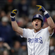 Illustration for article titled Padres Ian Kinsler Appears To Celebrate Dinger By Yelling Fuck All You At The Home Crowd